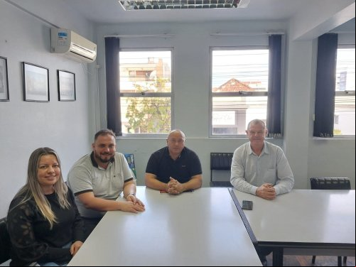 ACI/CDL recebeu a visita de Secretarias da Prefeitura Municipal de São Lourenço do Sul