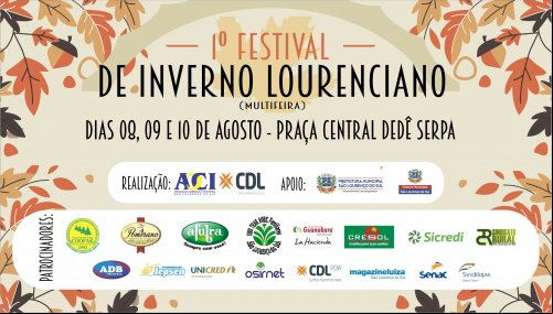 AGENDE-SE: VEM AÍ O FESTIVAL DE INVERNO LOURENCIANO