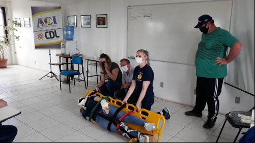ACI/CDL REALIZOU CURSO DE NOÇÕES BÁSICAS DE EMERGÊNCIA E PRIMEIROS SOCORROS NESTE SÁBADO (11/12)