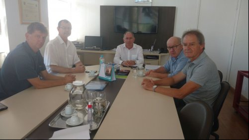 PRESIDENTE E DIRETORIA DA ACI CDL DE SÃO LOURENÇO DO SUL TEM AUDIÊNCIA COM PREFEITO RUDINEI HÄRTER