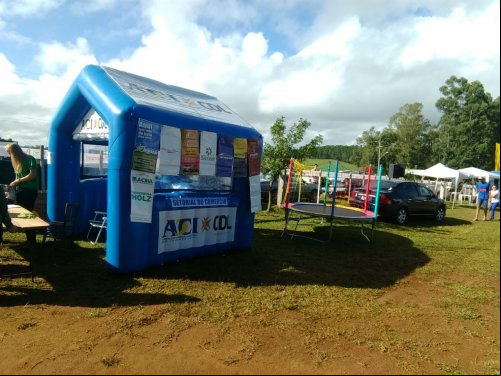 PROJETO CONVERSANDO COM O INTERIOR DA ACI CDL DE SÃO LOURENÇO DO SUL MARCA PRESENÇA NA EXPOAGRO DE SANTA ISABEL