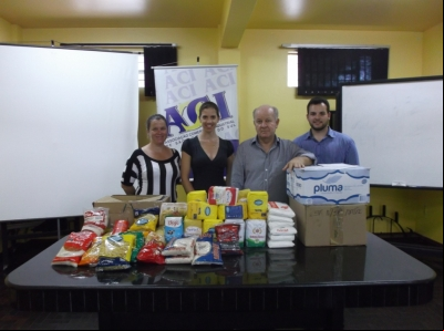 ACI/CDL PROMOVEU MAIS UMA ENTREGA DE ALIMENTOS ARRECADADOS