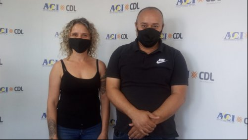 ACI/CDL RECEBEU VISITA DA VEREADORA FABIANE PEGLOW (PSB)