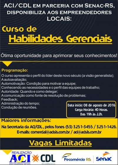 CURSO DE HABILIDADES GERENCIAIS