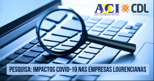 PESQUISA INICIAL DA ACI/CDL INDICA IMPACTOS DA PANDEMIA DE COVID-19 NAS EMPRESAS LOURENCIANAS