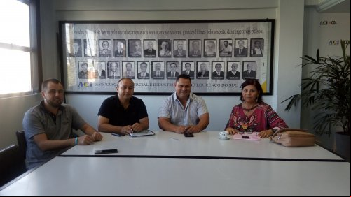 ACI/CDL RECEBEU VISITA DOS CONSELHOS COREDE-SUL E COMUDE