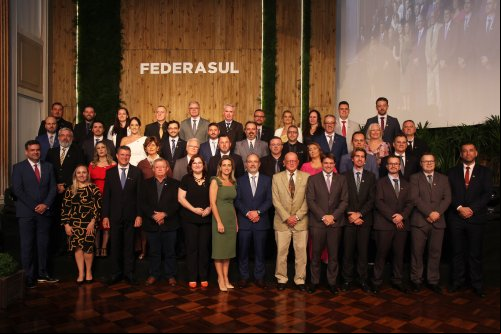 ACI/CDL participou de posse coletiva de entidades filiadas à Federasul