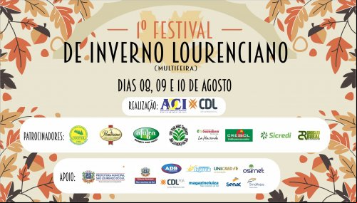 VEM AÍ O FESTIVAL DE INVERNO LOURENCIANO
