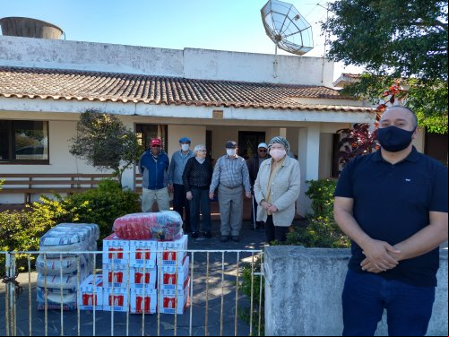 ACI/CDL CONTRA A FOME: ENTIDADE EFETIVOU ENTREGA DE DOAÇÕES AO LAR DE IDOSOS SANTO ANTÔNIO